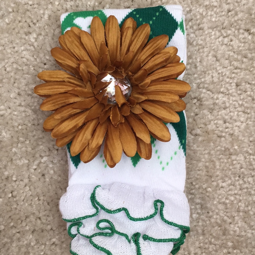 St. Patrick’s day leg warmers